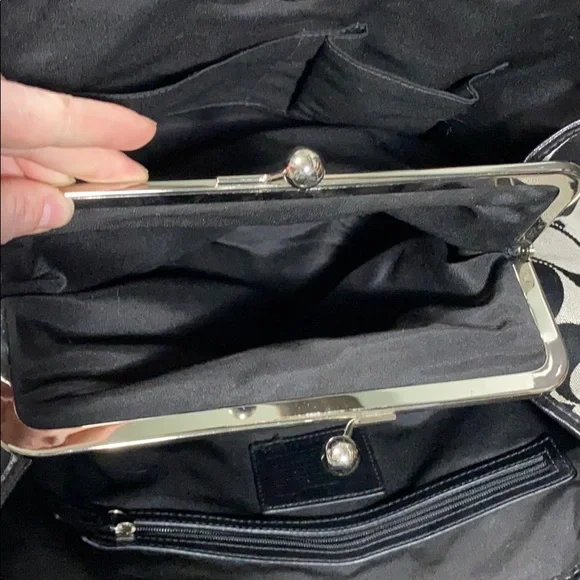 Black Coach Purse - Picture 11 of 14